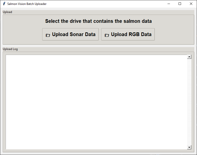 Batch upload interface